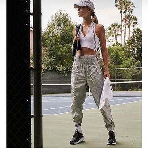 Free People Movement The Way Home Joggers Artic Mist XL Yoga Athleisure